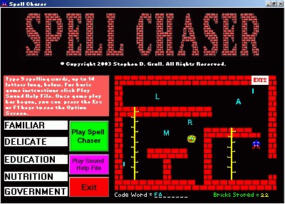 Spell Chaser 1.2 screenshot Spell Chaser 1.2 screenshot