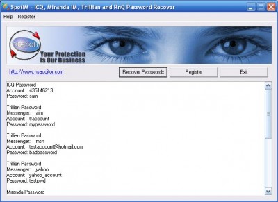 SpotIM Password Recover 1.3 screenshot