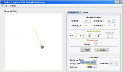 Spring Simulation 1.03 screenshot Spring Simulation 1.03 screenshot