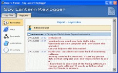 Spy Lantern Keylogger 5.4 screenshot Spy Lantern Keylogger 5.4 screenshot