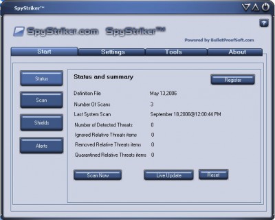 Spy Striker 9.2.0.6 screenshot Spy Striker 9.2.0.6 screenshot