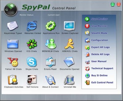 SpyPal Spy Software 2008 4.9 screenshot SpyPal Spy Software 2008 4.9 screenshot