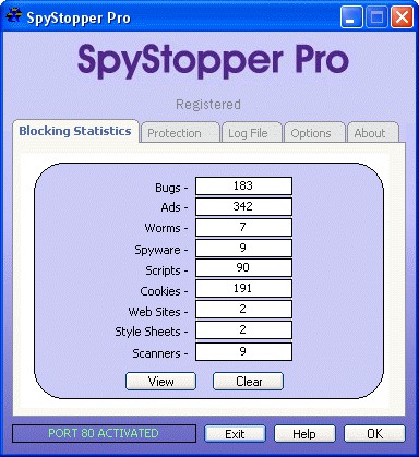 SpyStopper Pro 4.9 screenshot