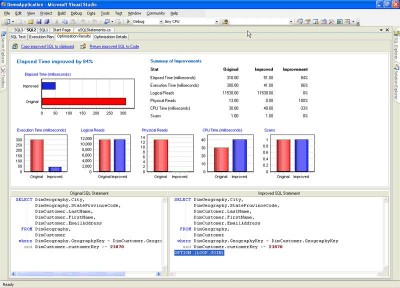SQL Optimizer for Visual Studio 1.5 screenshot SQL Optimizer for Visual Studio 1.5 screenshot