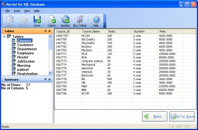 SQL Server Recovery Tool 7.06.01 screenshot SQL Server Recovery Tool 7.06.01 screenshot