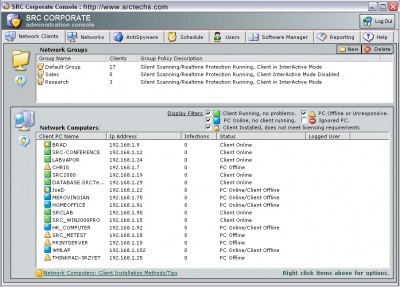 SRC Corp--Network Security Software 1.21 screenshot SRC Corp--Network Security Software 1.21 screenshot