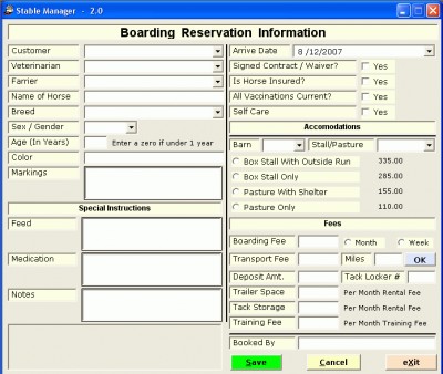 Stable Manager 4.0 screenshot