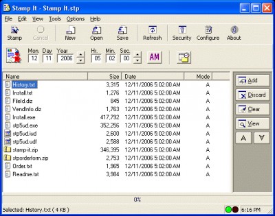 Stamp It 5.01 screenshot Stamp It 5.01 screenshot