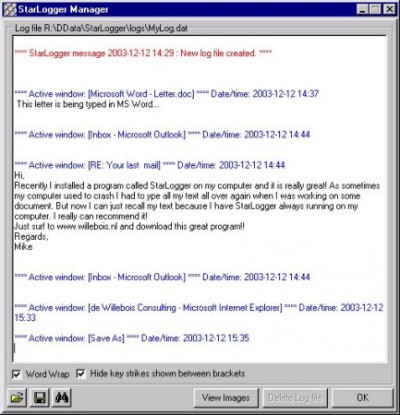 StarLogger 1.4 screenshot