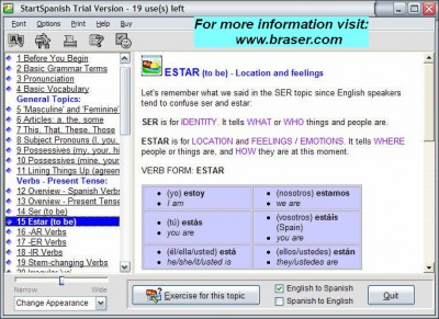StartSpanish 4.0 screenshot