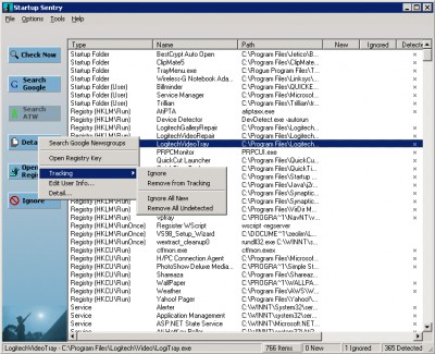 Startup Sentry 2.20 screenshot