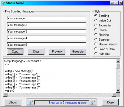 Status Scroll 1.0 screenshot