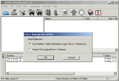 Stellar Phoenix Linux 1.0 screenshot