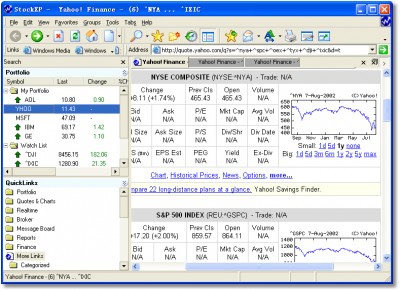 Stock Explorer 2.7 screenshot Stock Explorer 2.7 screenshot