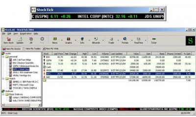 StockTick - Stock Ticker 2005 screenshot StockTick - Stock Ticker 2005 screenshot