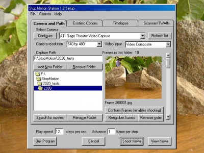 StopMotion Station 1.2 screenshot StopMotion Station 1.2 screenshot