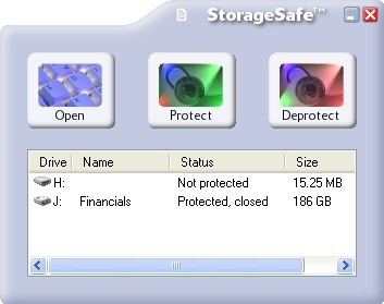 StorageSafe 1.2 screenshot StorageSafe 1.2 screenshot