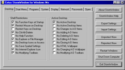 StormWindow Me 6.02 screenshot StormWindow Me 6.02 screenshot