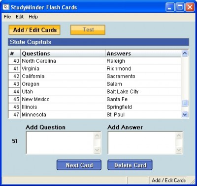 StudyMinder Flash Cards 1.0 screenshot StudyMinder Flash Cards 1.0 screenshot