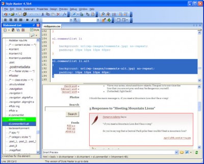 Style Master Windows 4.5 screenshot Style Master Windows 4.5 screenshot
