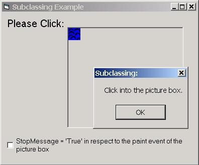 Subclassing ActiveX 1.0 screenshot Subclassing ActiveX 1.0 screenshot