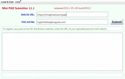 Submitter 17.4 screenshot