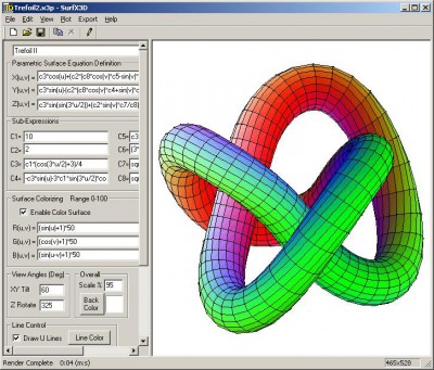 SurfX3D 1.0 screenshot SurfX3D 1.0 screenshot