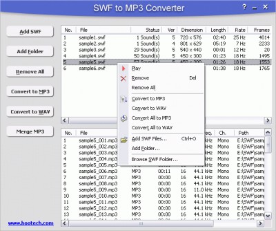 SWF to MP3 Converter 2.3.0.149 screenshot SWF to MP3 Converter 2.3.0.149 screenshot