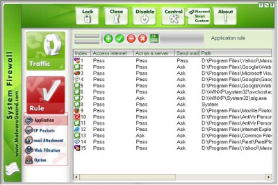 System Firewall 1.0.0.0 screenshot