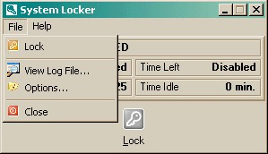 System Locker 2.40 screenshot