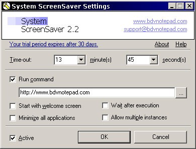 System ScreenSaver 2.0 screenshot System ScreenSaver 2.0 screenshot