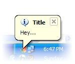 SysTray Menu ActiveX (OCX) 1.0 screenshot