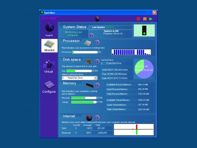SyvirMon FREE System Monitor 1.00 screenshot