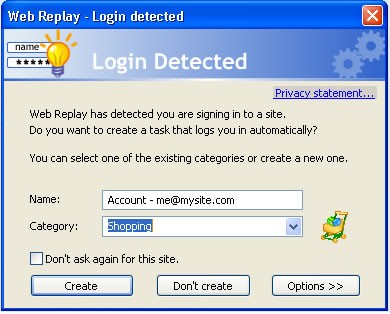 T.P.Web Replay 1.8 screenshot
