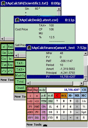tApCalc Suite, Financial,Accounting,Scientific tap 1.44 screenshot tApCalc Suite, Financial,Accounting,Scientific tap 1.44 screenshot