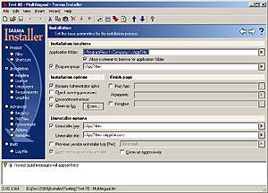 Tarma QuickInstall 2.99 screenshot