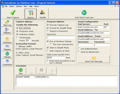Teen Minder 1.0 screenshot Teen Minder 1.0 screenshot