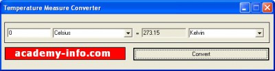 Temperature Converter 1.0 screenshot