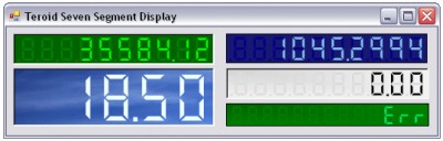 Teroid Seven Segment Display 2.1 screenshot