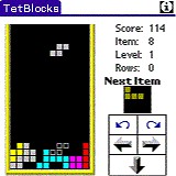 TetBlocks for PALM 1.1 screenshot TetBlocks for PALM 1.1 screenshot