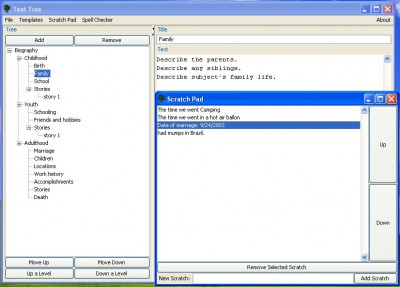 Text Tree 1.2.1 screenshot Text Tree 1.2.1 screenshot