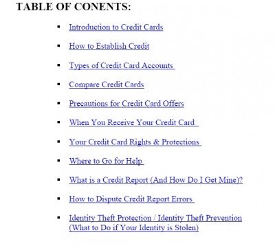The Confidential Credit Card Report 1 screenshot The Confidential Credit Card Report 1 screenshot
