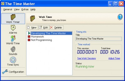 The Time Master 1.3 screenshot The Time Master 1.3 screenshot