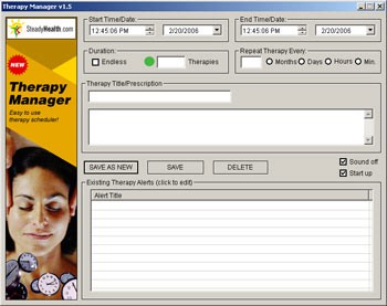 Therapy Manager 1.5 screenshot Therapy Manager 1.5 screenshot