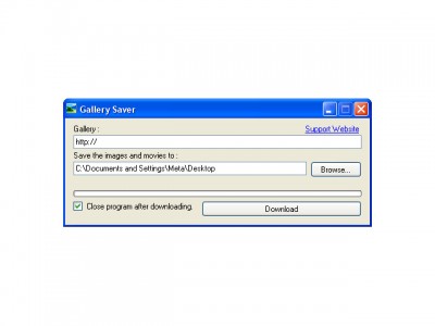 Thumbnail Gallery Downloader 3.1 screenshot