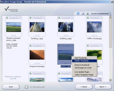 Thumbs Up Professional 2.0 screenshot