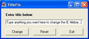 TitleFix 1.1 screenshot