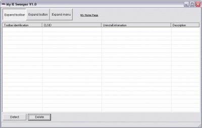 Toolbar Killer 1.0 screenshot Toolbar Killer 1.0 screenshot
