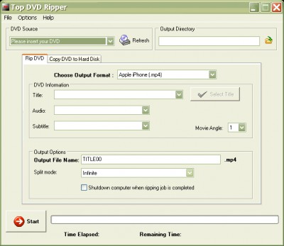 Top DVD Ripper 1.2.1 screenshot