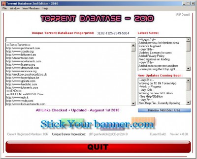 Torrent database 3 screenshot